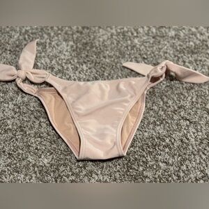Rosa Cha Pink Bikini Bottom with Side Ties Size M (fits like S). Runway sample